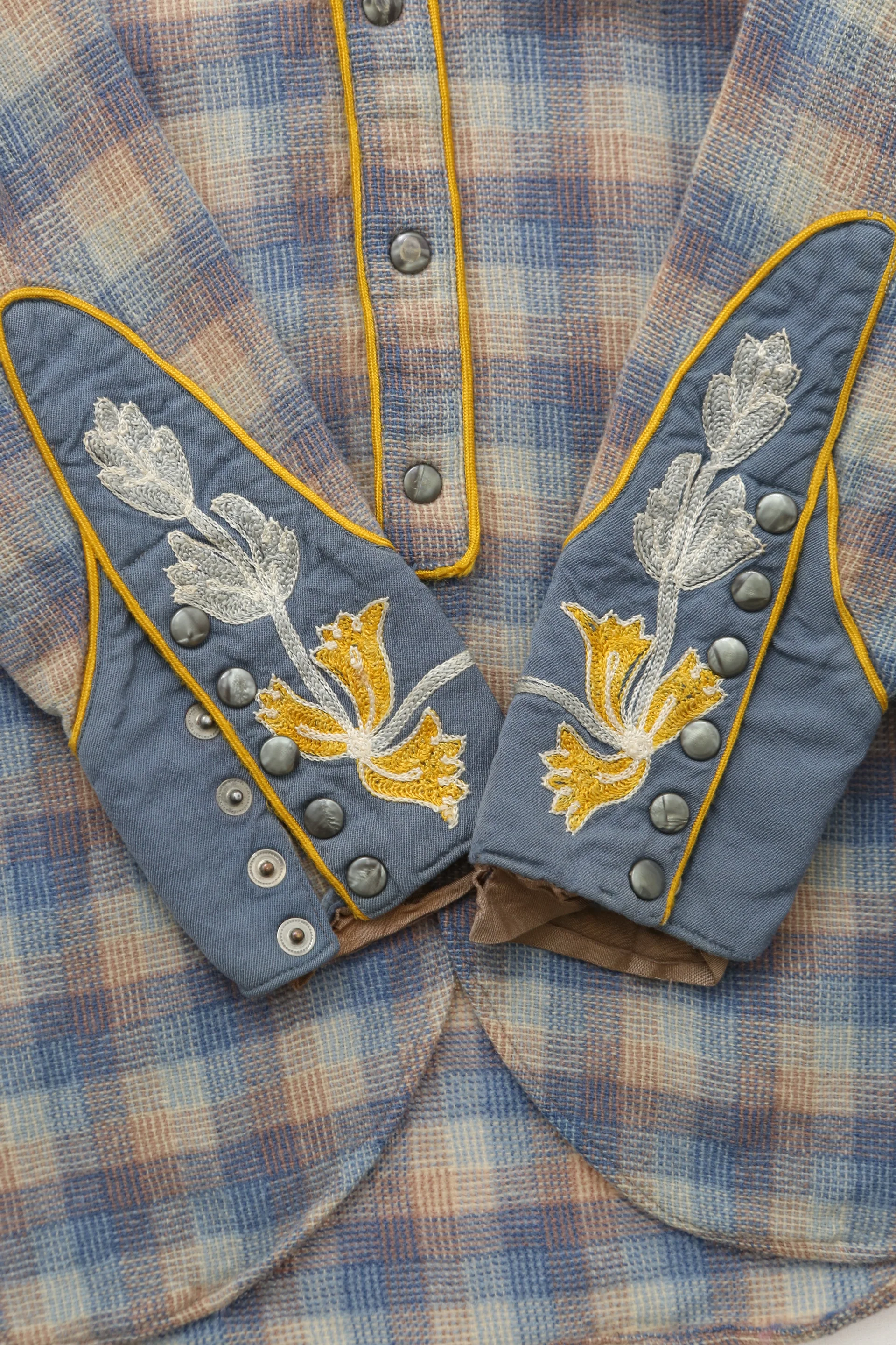 1970's H-Bar C California Ranchwear Western Pearl Snap Shirt - Image 4