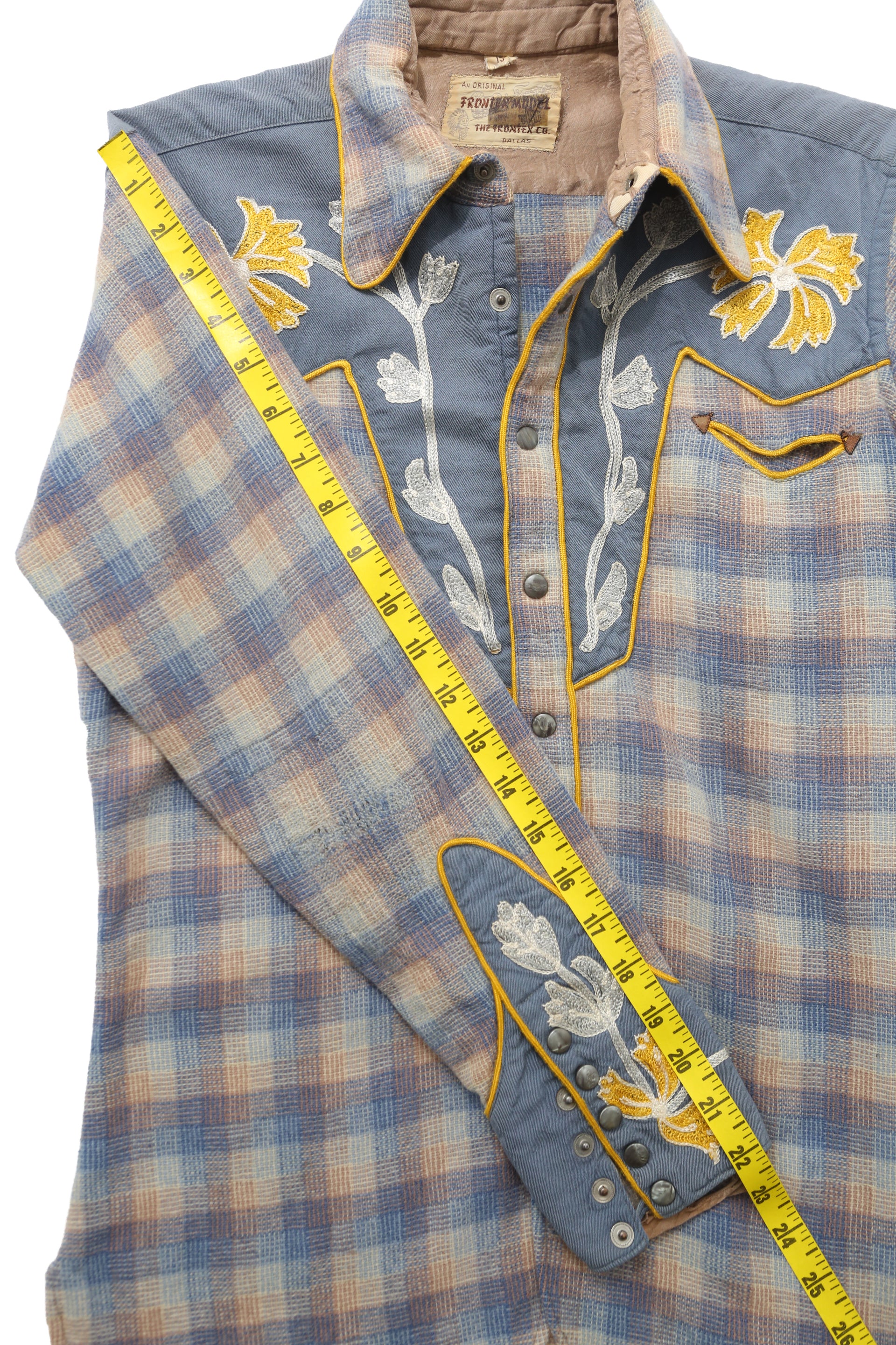 1970's H-Bar C California Ranchwear Western Pearl Snap Shirt - Image 6