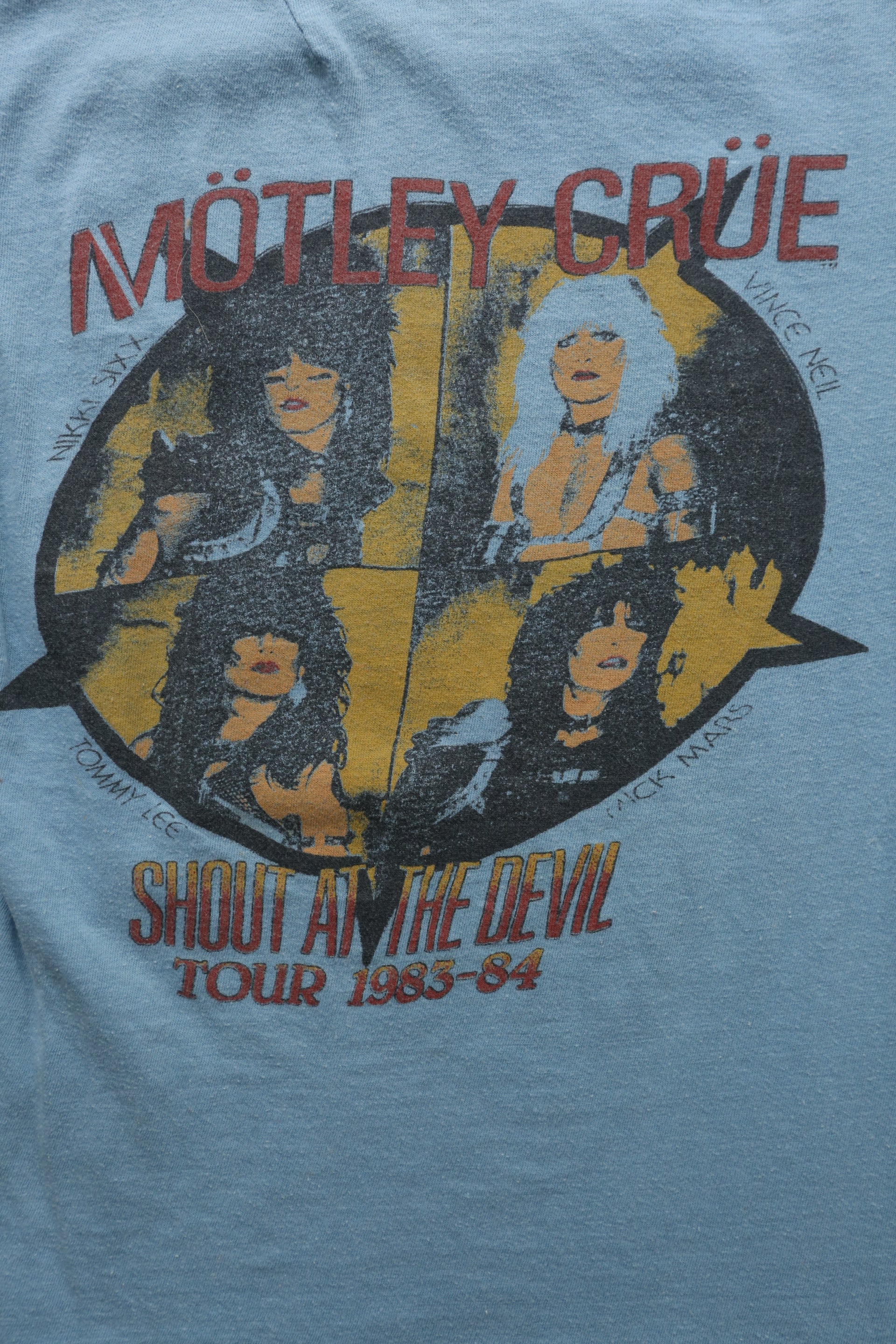 1984 Motley Crue Shout at the Devil T-shirt - Image 7