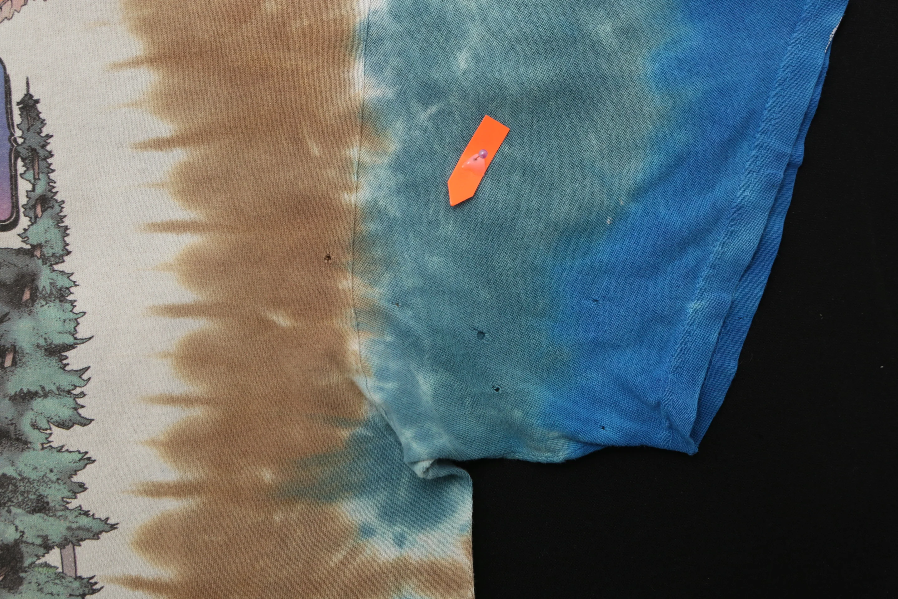 1994 Grateful Dead Fall Tour REPRINT(2000) Tie Dye T-Shirt - Image 8