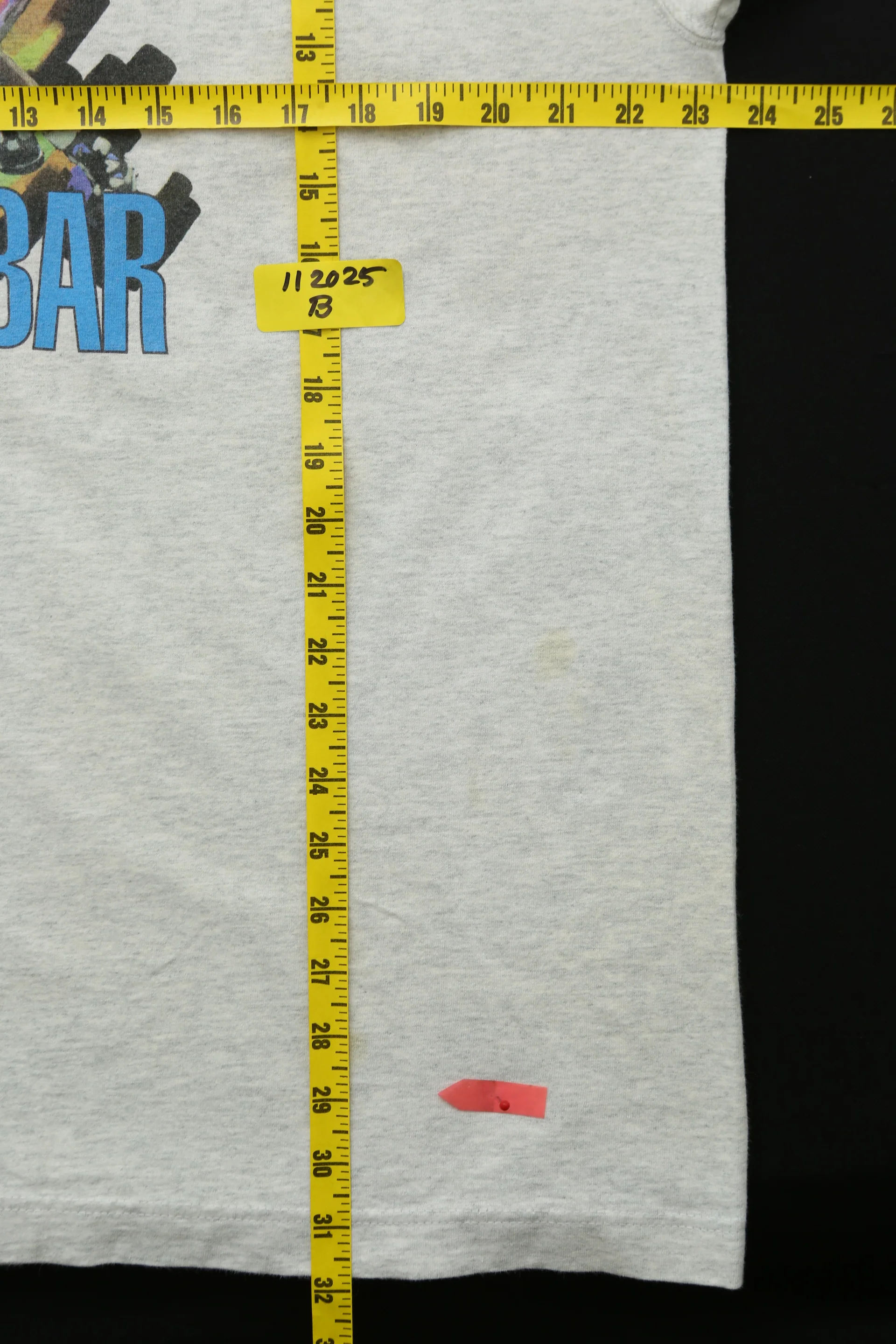 1995 Shaquille O'Neil Shaq Bar T-shirt - Image 8