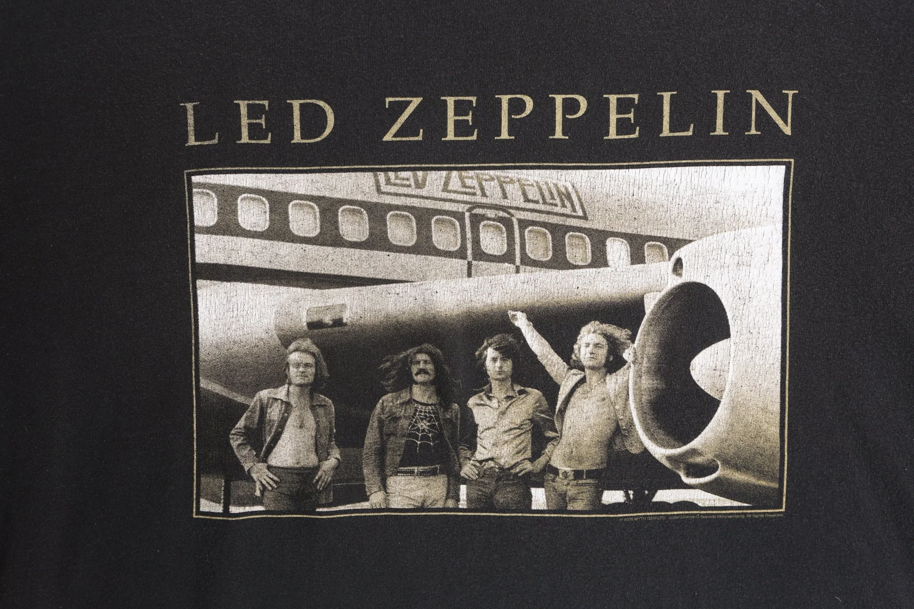 Led Zeppelin Black Graphic Shirt - Image 2