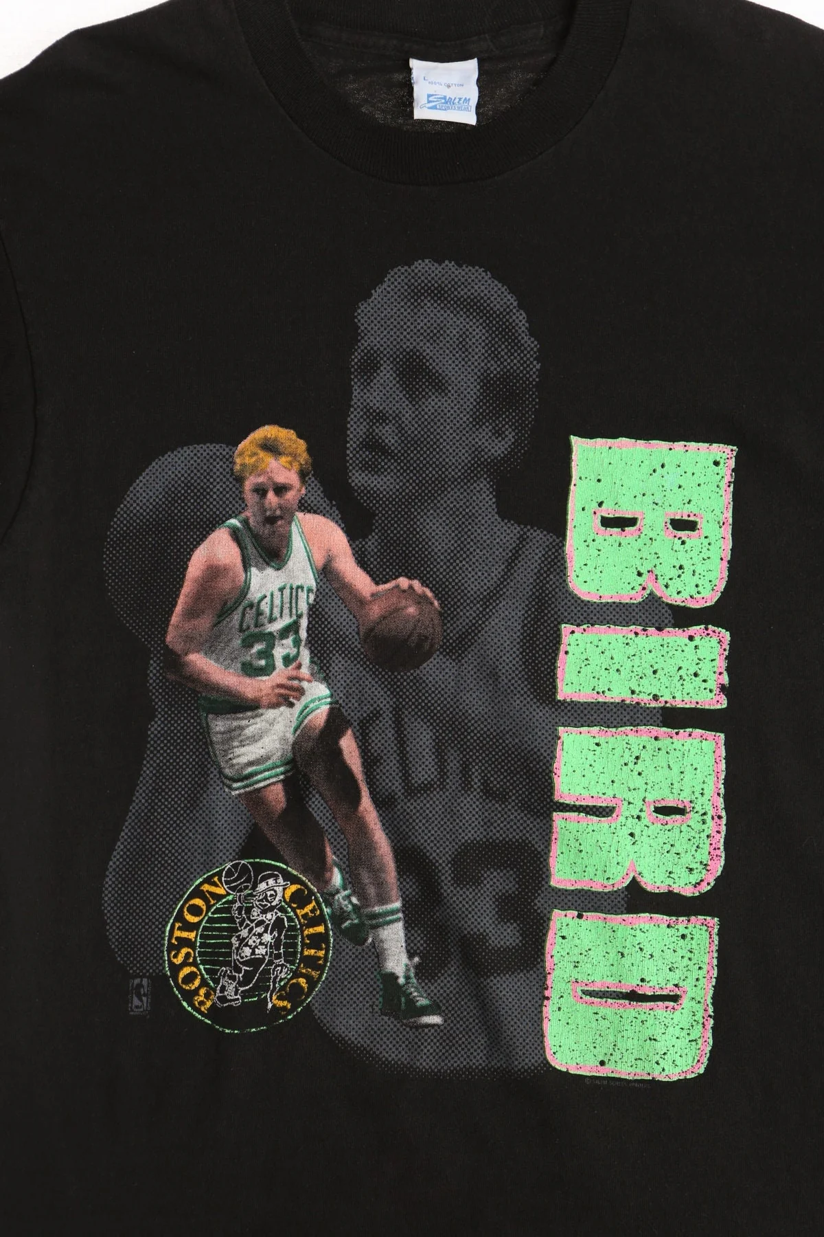 NBA Celtics Larry Bird Vintage T-Shirt - Image 2