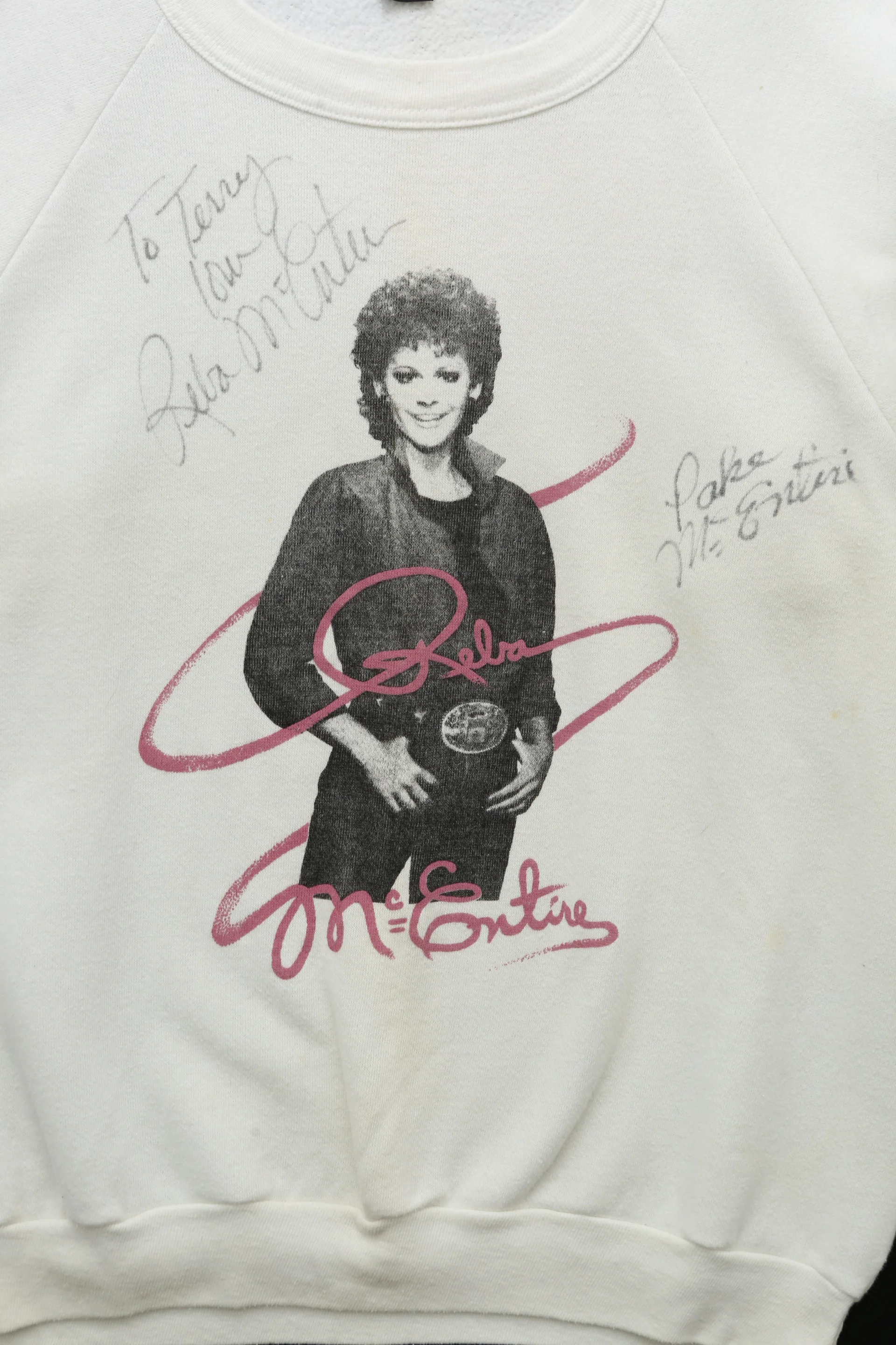 Signed Reba McEntire Album Cover Graphic Sweatshirt - Image 3