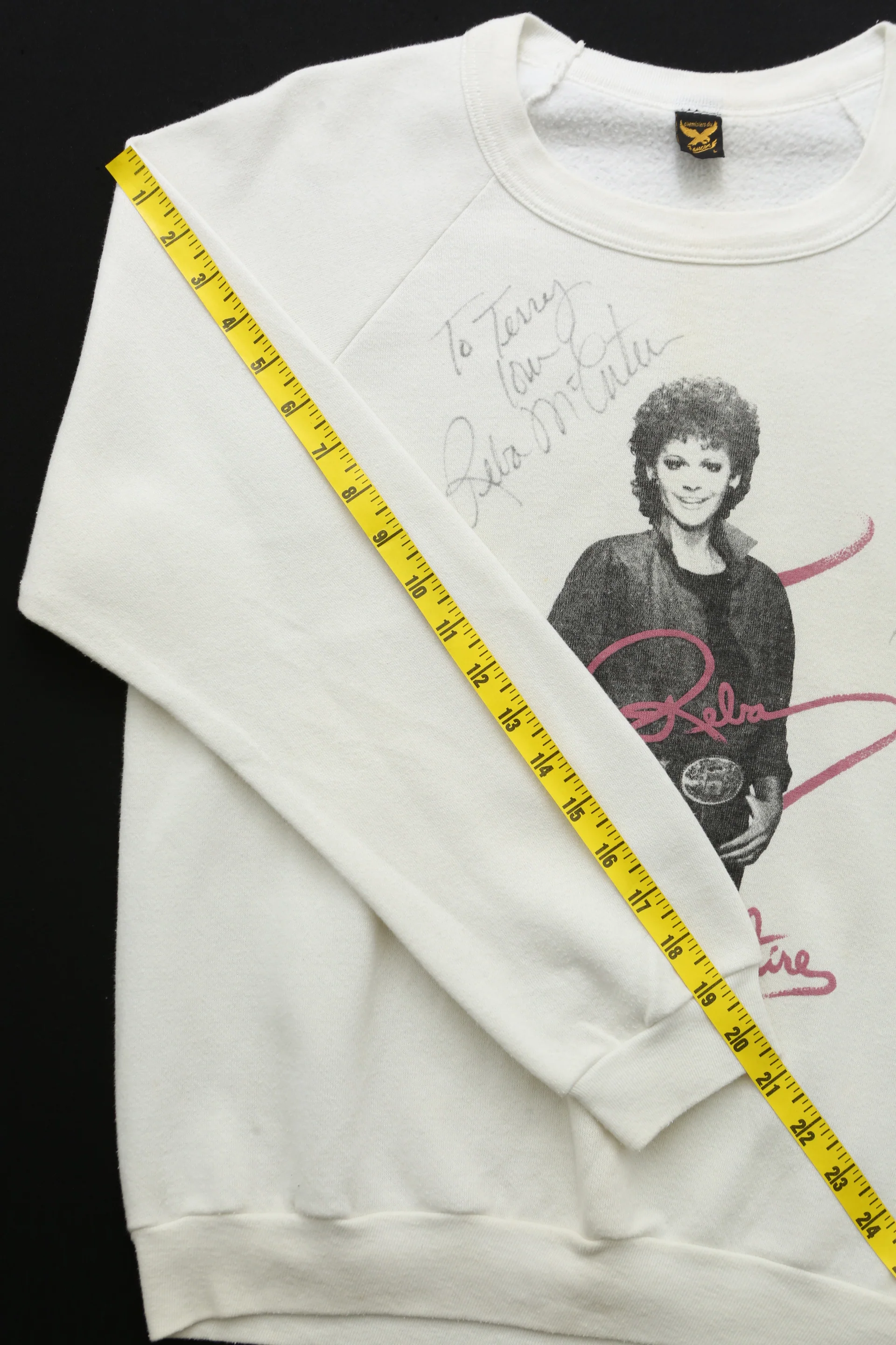 Signed Reba McEntire Album Cover Graphic Sweatshirt - Image 9