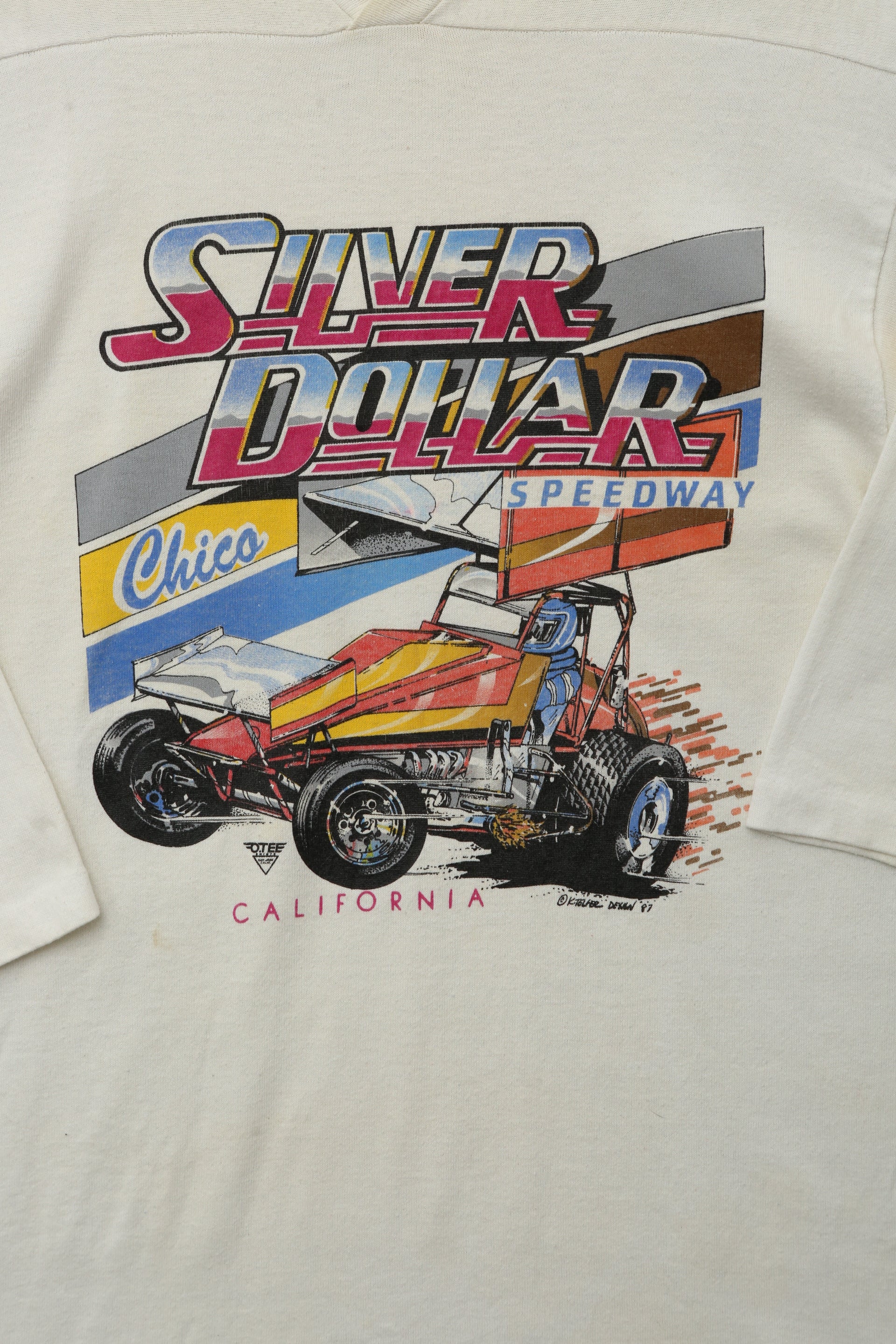 Silver Dollar Speedway Graphic Long Sleeve Shirt - Image 3
