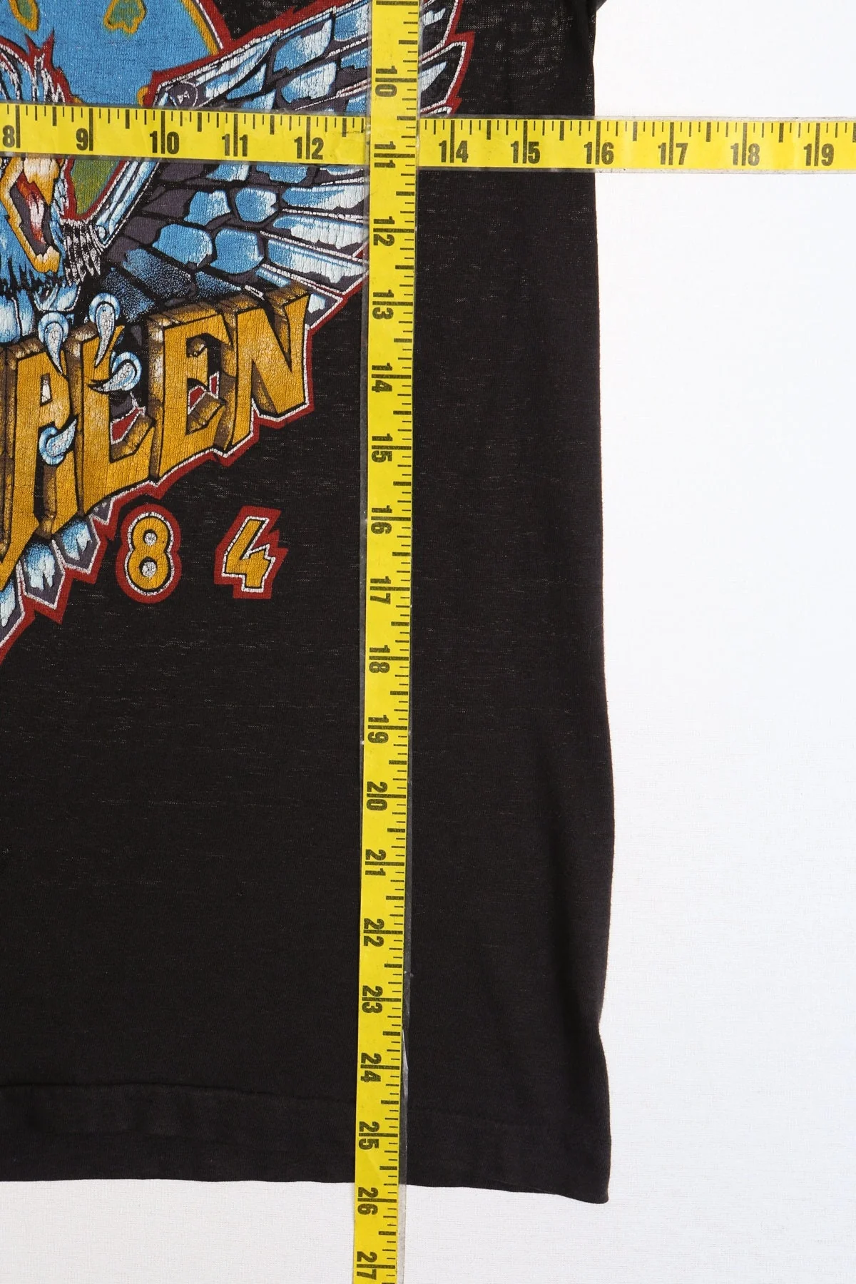1984 Van Halen "Tour of the World" Band T-Shirt - Image 4