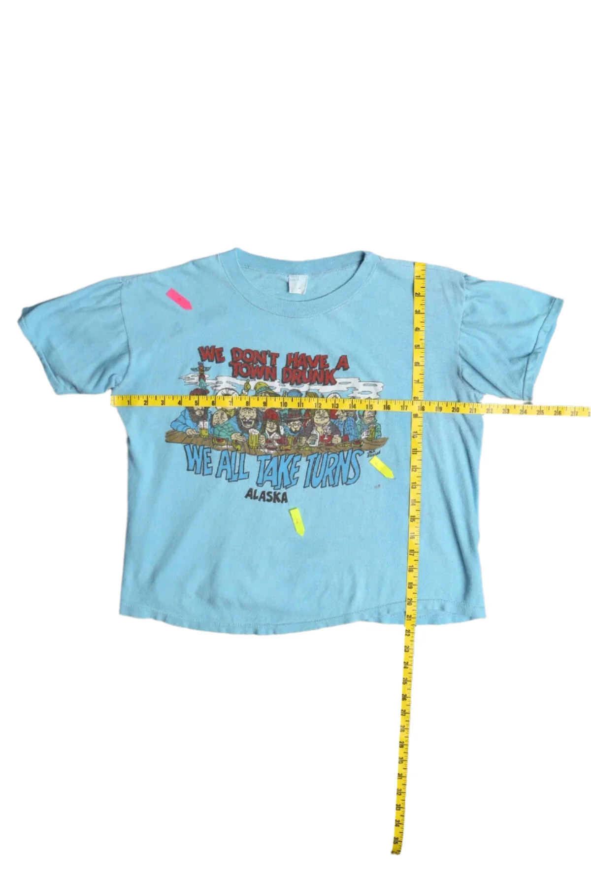 Vintage Town Drunk Graphic T-Shirt - Image 3