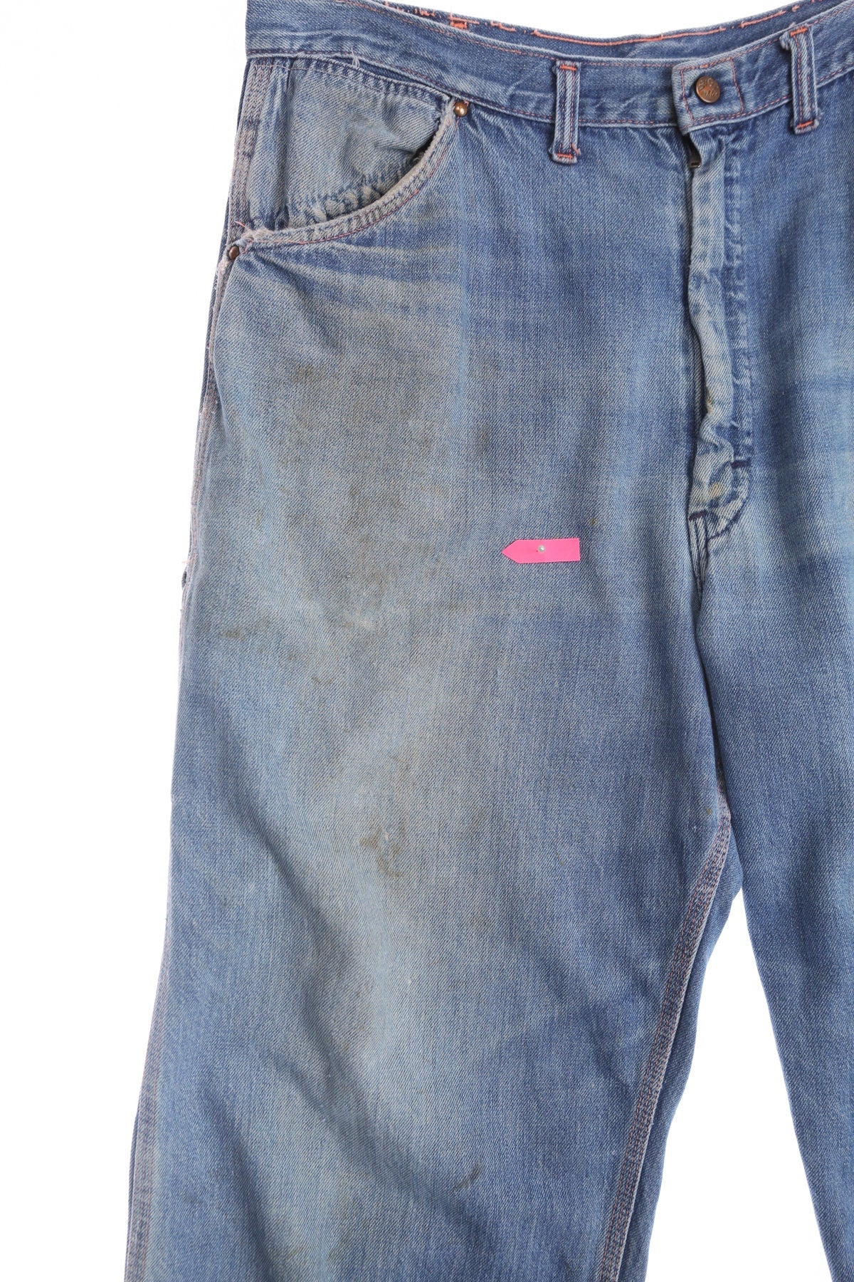 Vintage Big Mac Capenter Pants - Blue - Era 60's - 70's - Image 4