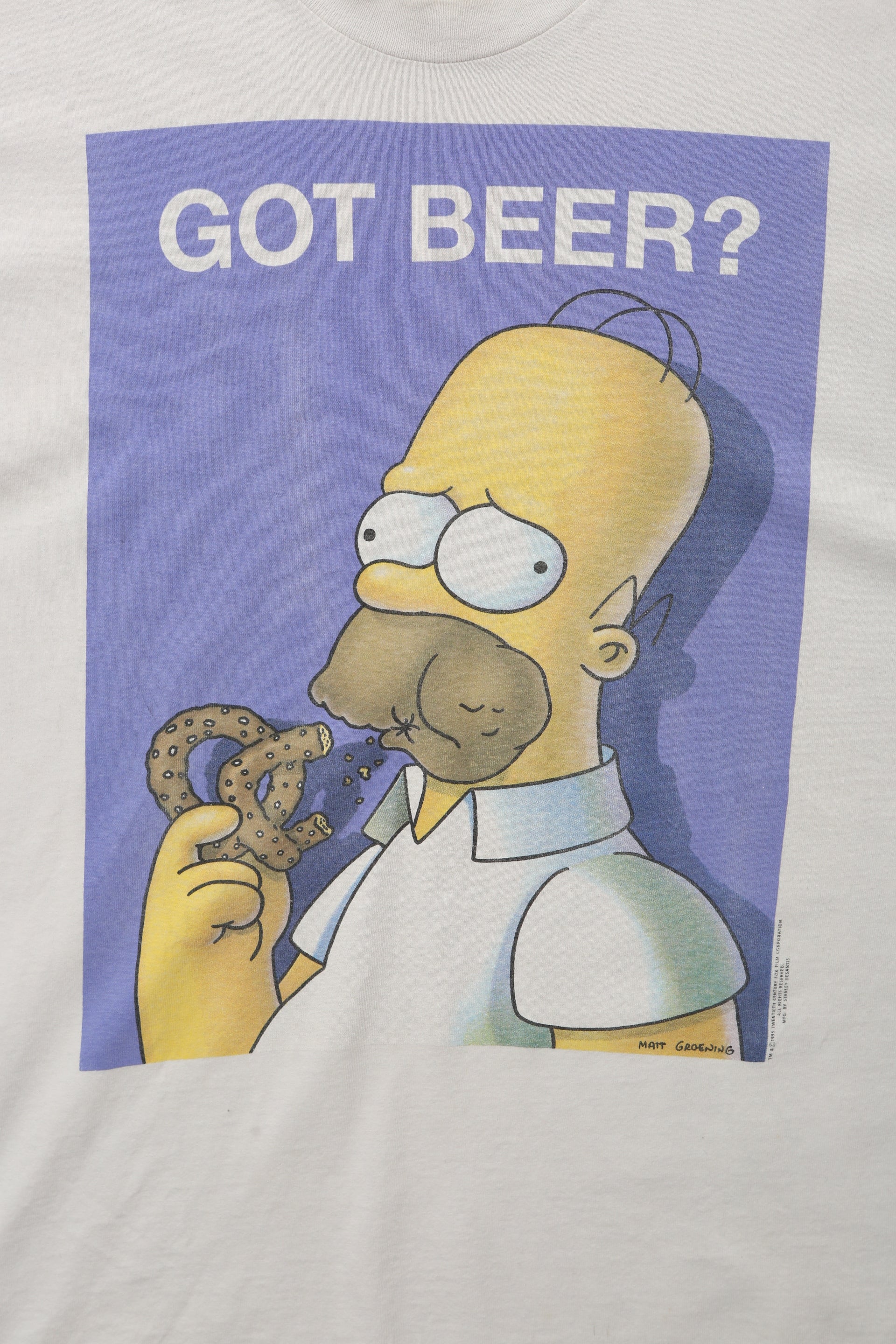 Vintage Homer Simpson "Got Beer?" T-Shirt - Image 3
