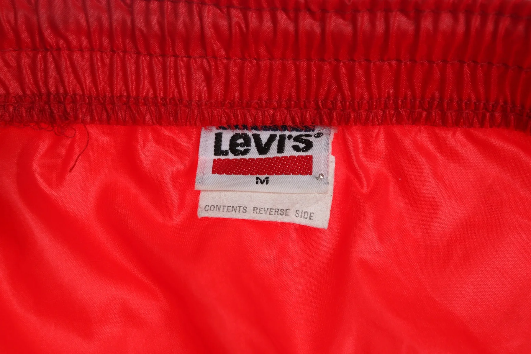Vintage Levi's Red Nylon Windbreaker Pants - Era 70's - 80's - Image 5