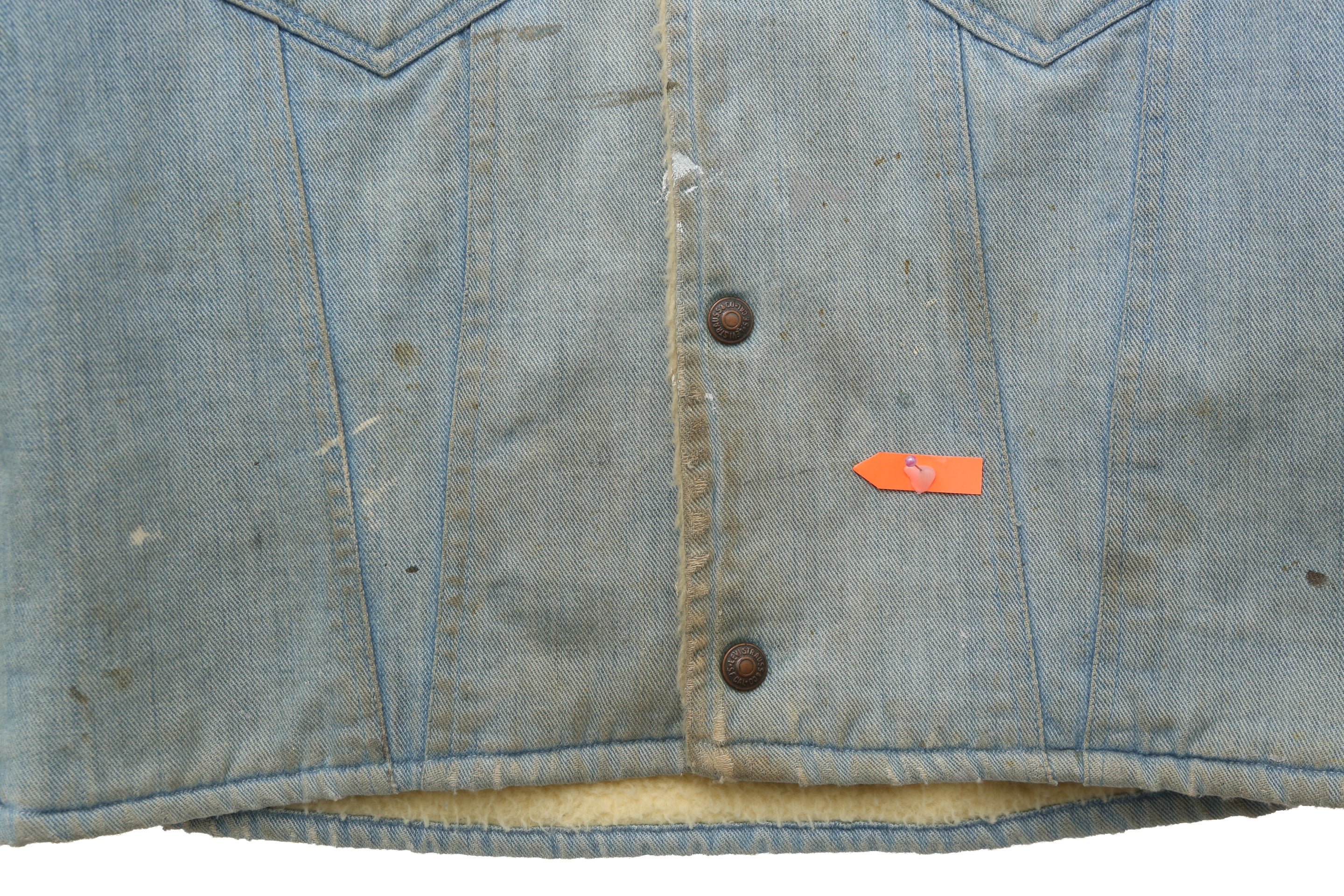 Vintage Levis Sherpa "White Tab" Trucker Jacket - Image 5