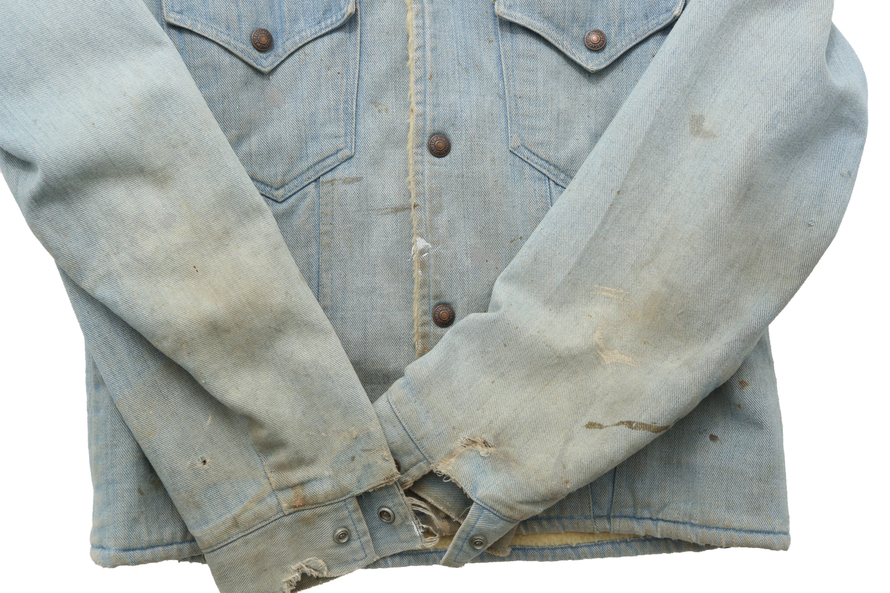 Vintage Levis Sherpa "White Tab" Trucker Jacket - Image 6