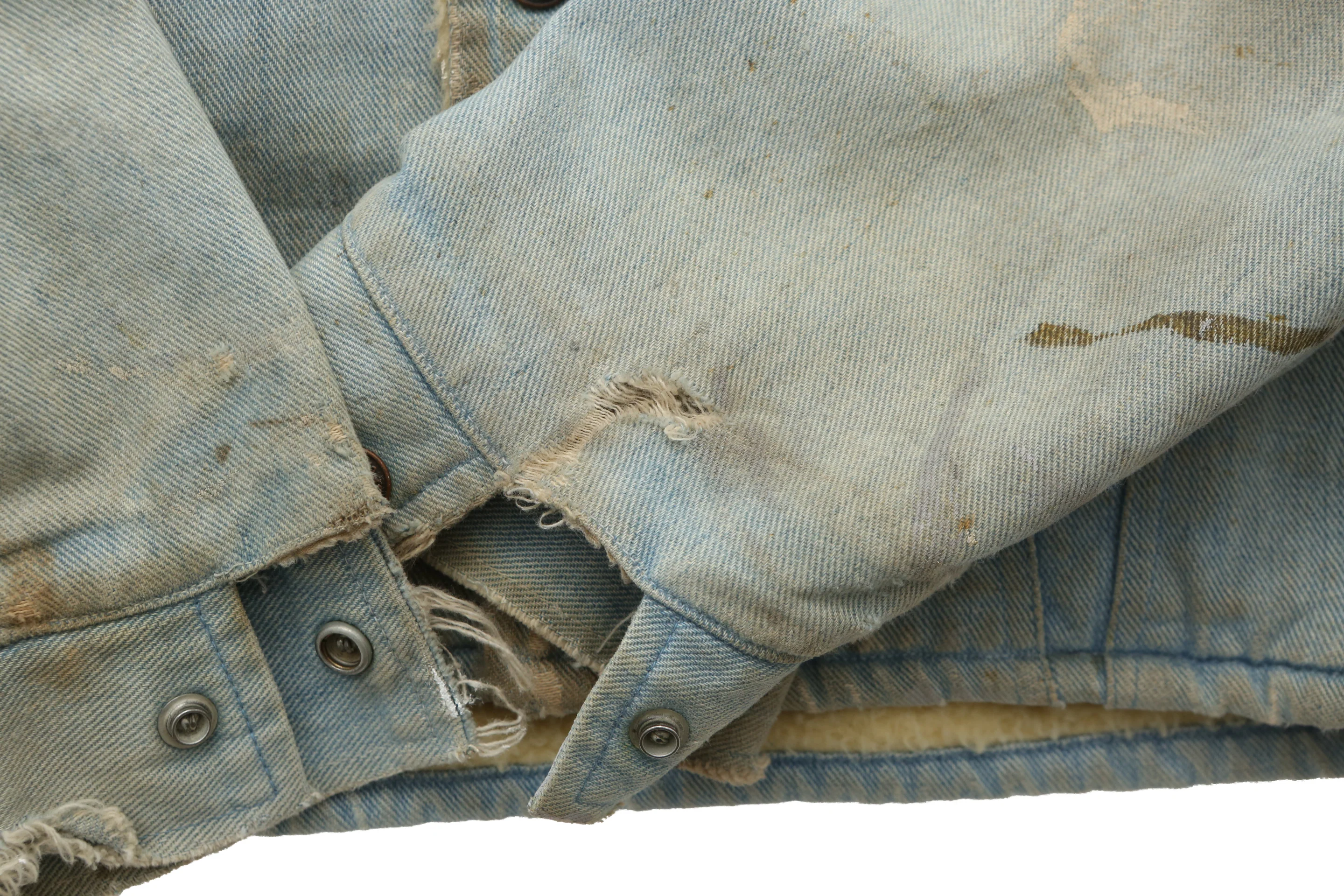 Vintage Levis Sherpa "White Tab" Trucker Jacket - Image 7