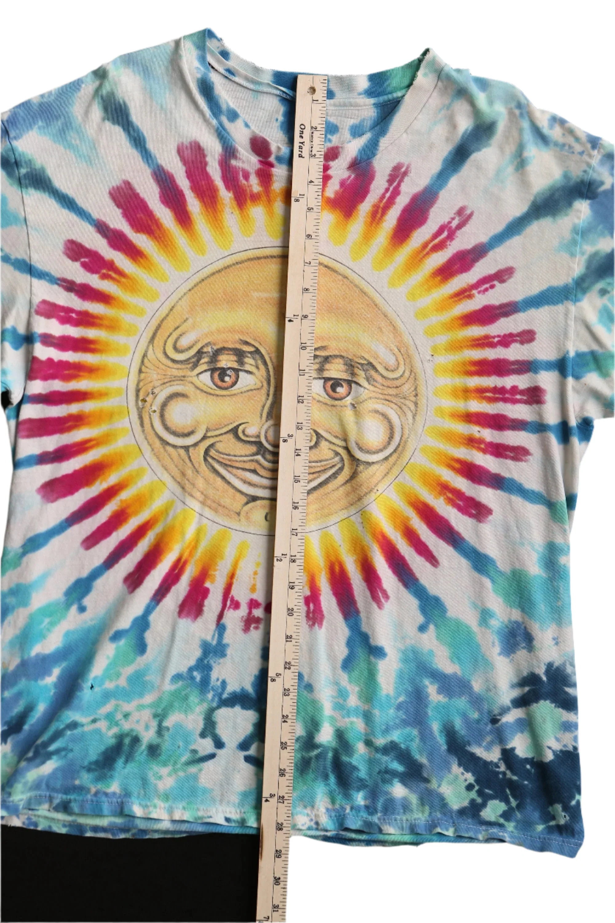 Vintage Sun Tie Dye T-Shirt - Image 3