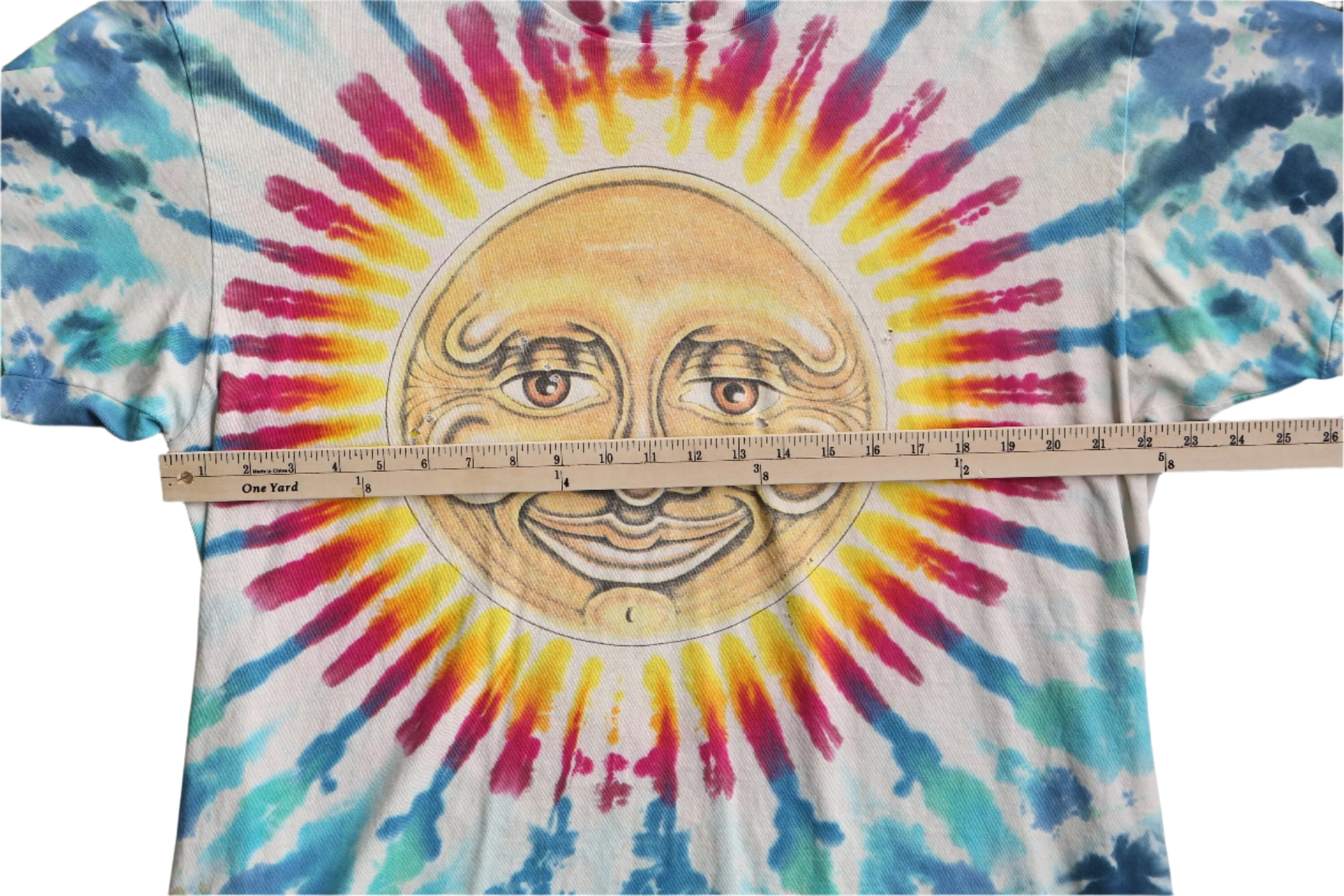 Vintage Sun Tie Dye T-Shirt - Image 4