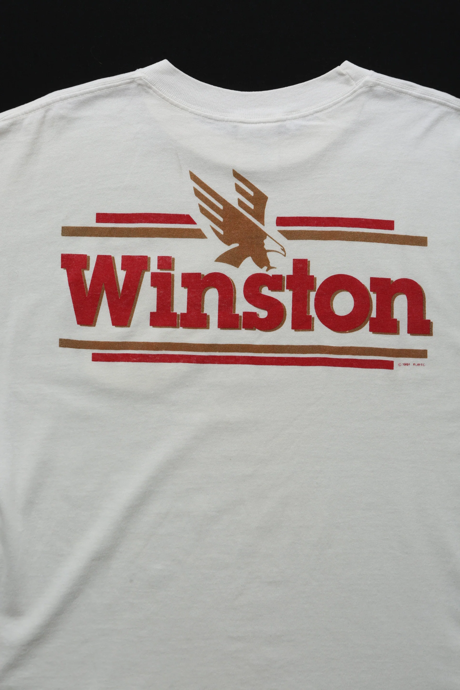 Vintage Winston Cigarettes Promo T-Shirt - Image 8