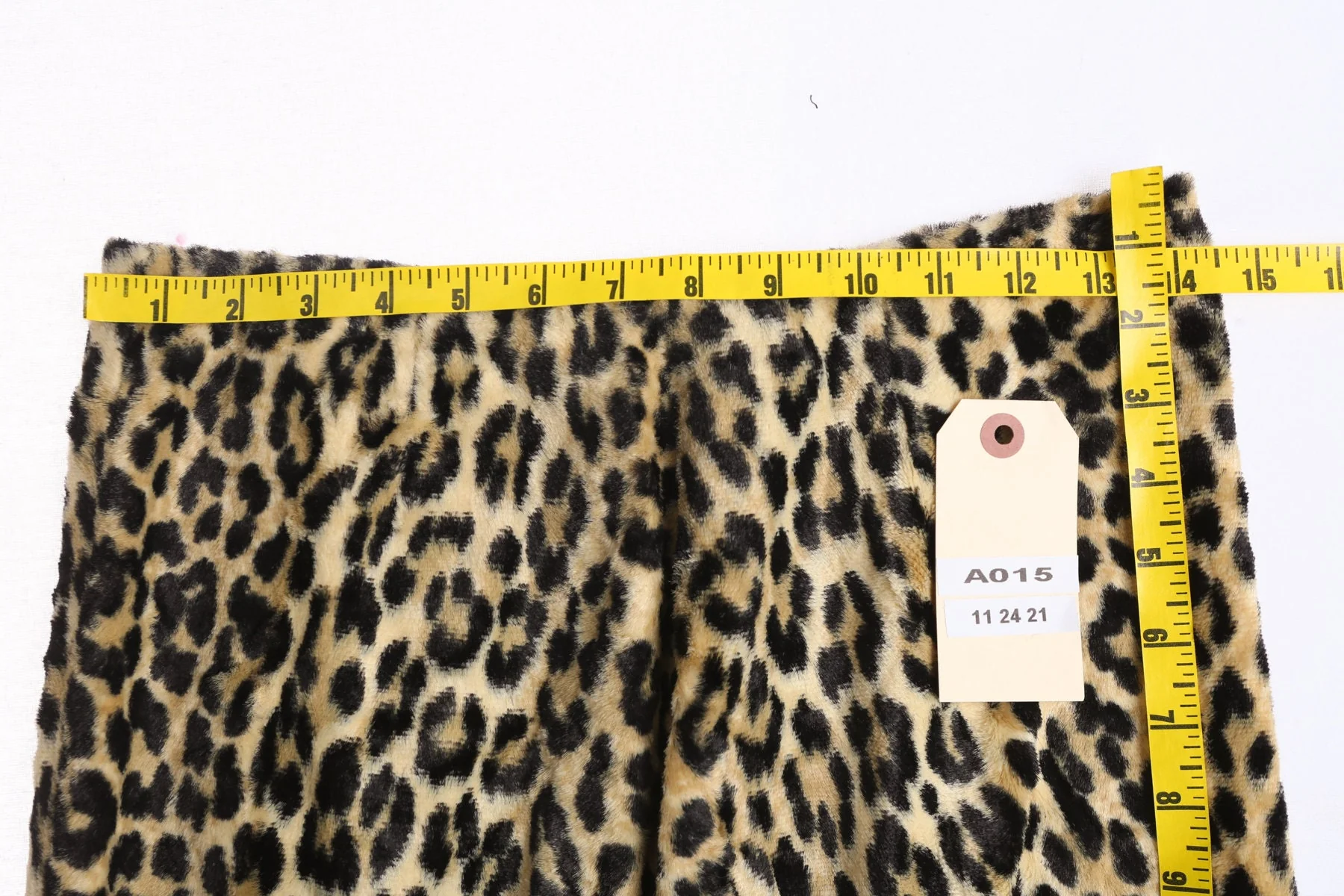 Vintage Women Leopard Print Pencil Skirt - Era 40's - 50's - Image 3