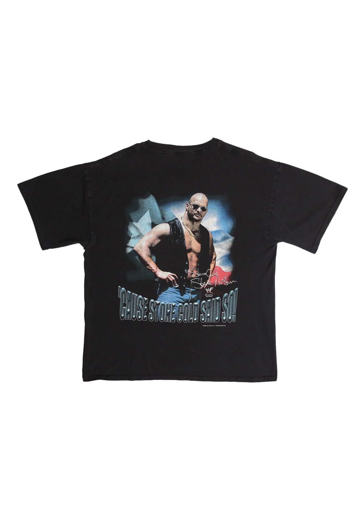 Vintage WWE Stone Cold Steve Austin T-Shirt - Image 2
