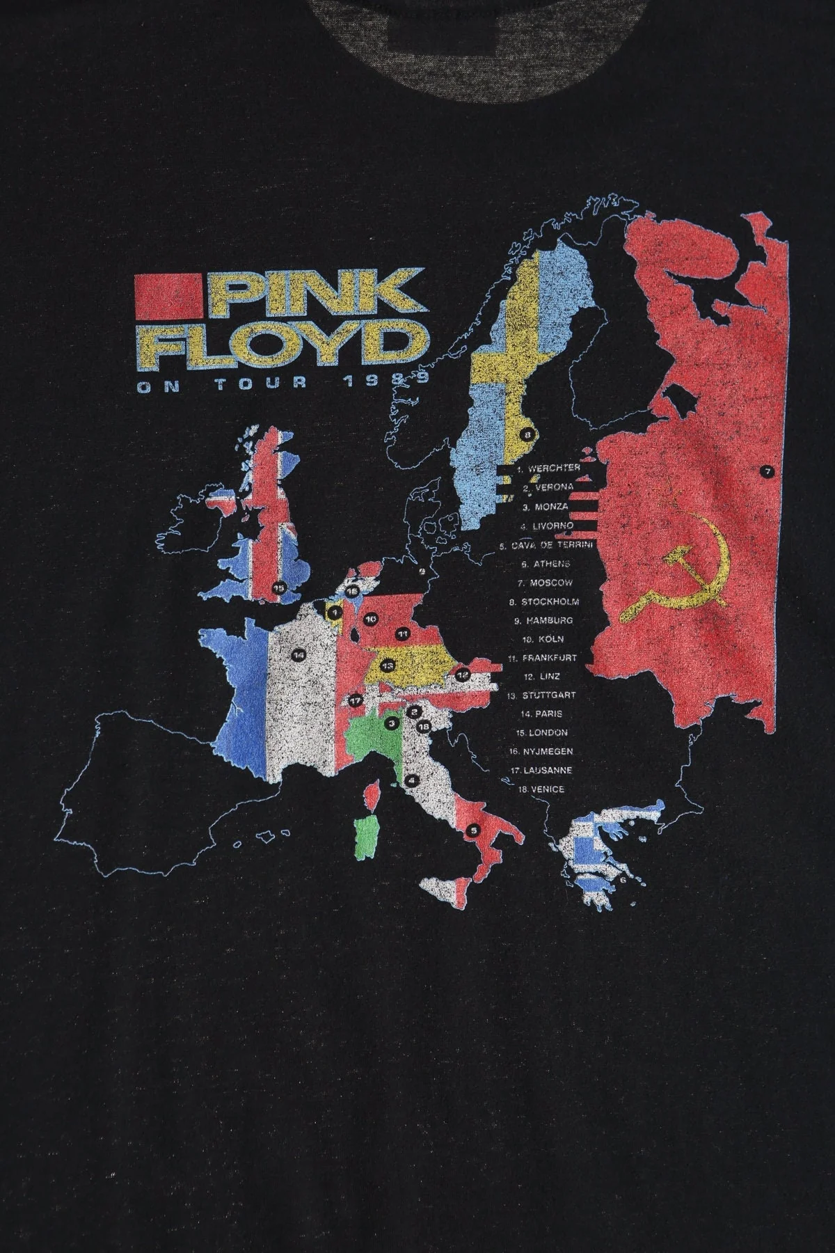 1989 Pink Floyd Europe Tour T-Shirt - Image 5