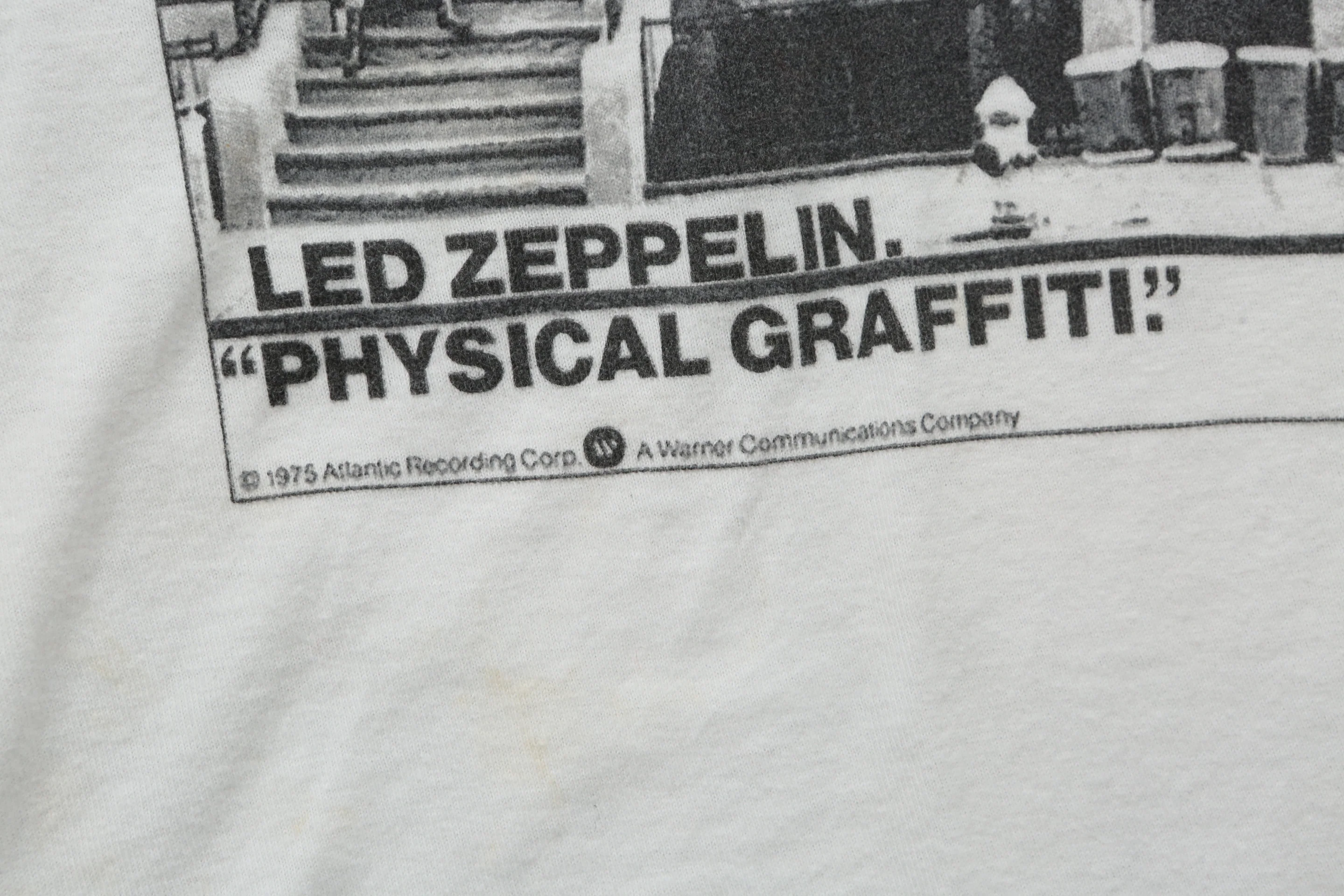 Y2K Led Zeppelin Physical Graffiti T shirt - Image 5